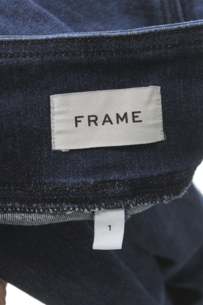 Frame Womens Dark Blue Mid Rise Jegging Size 1