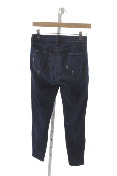 J Brand Womens Skinny Ankle High Rise Dark Blue Jeans Size 26