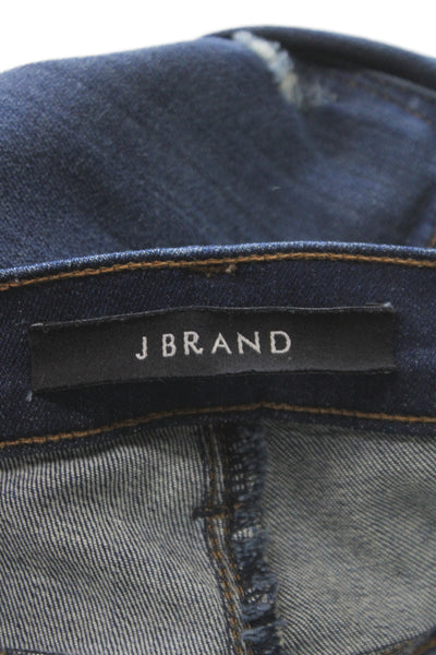 J Brand Womens Skinny Ankle High Rise Dark Blue Jeans Size 26