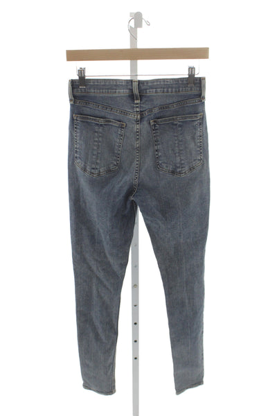 Rag & Bone Women Skinny Ankle Dark Blue High Rise Jeans Size 26