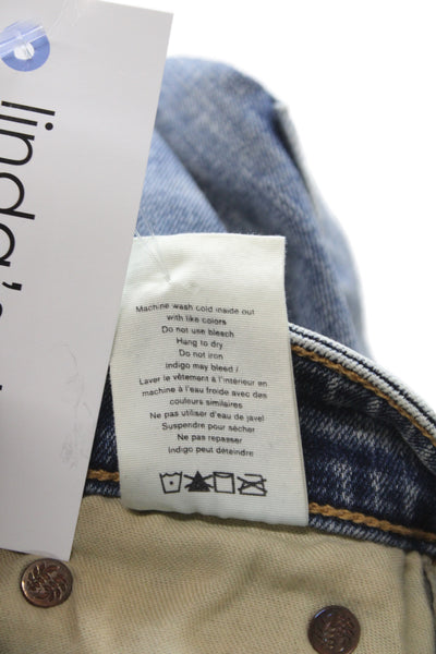Rag & Bone Women Skinny Ankle Dark Blue High Rise Jeans Size 26