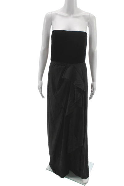 Armani Collezioni Womens Maxi Dress Black Polyester Sleeveless Size 6