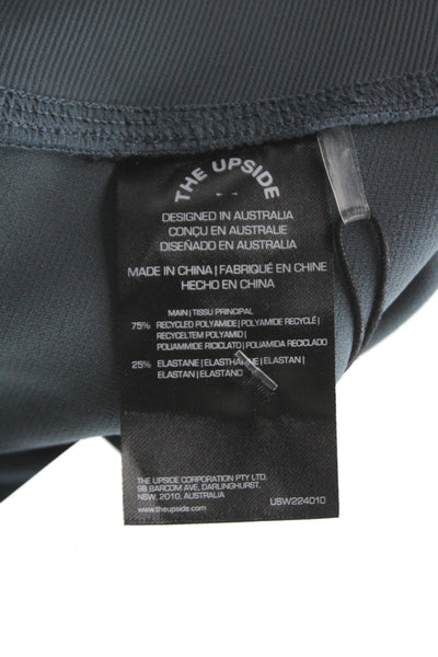 The Upside Womens Ankle Leggings Black 75% Polyamide 25% Elastane Size 4