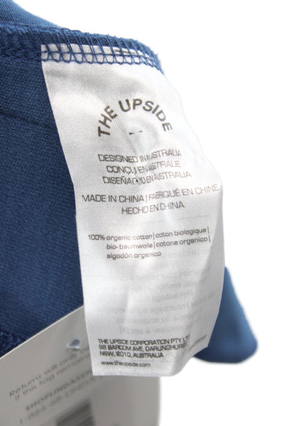 The Upside Unisex Blue Organic Cotton Sweatpants Size 8