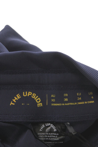 The Upside Women Ankle Jogger Leggings Dark Blue Size 4