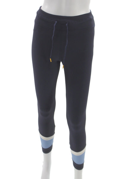 The Upside Womens Dark Blue Ankle Jogger Leggings Size 8