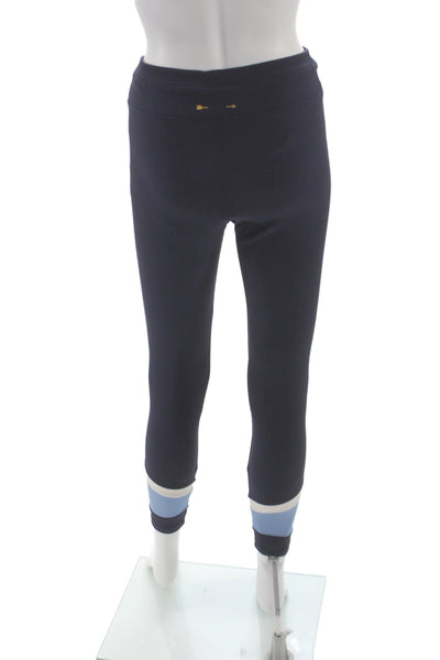 The Upside Womens Dark Blue Ankle Jogger Leggings Size 8