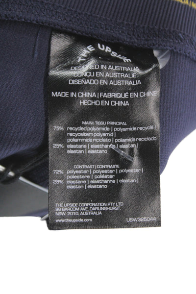 The Upside Womens Dark Blue Ankle Jogger Leggings Size 8