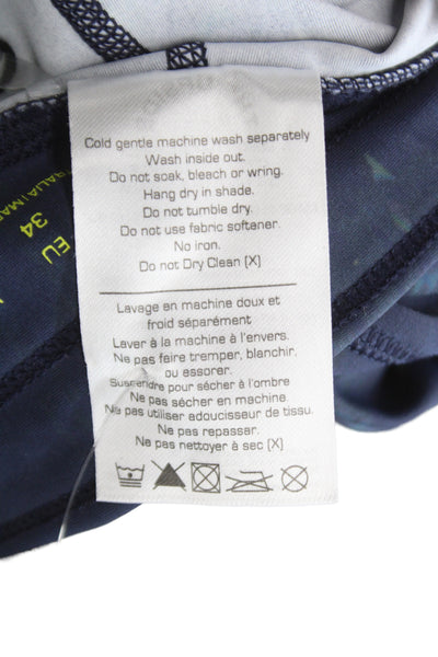 The Upside Women Ankle Leggings Dark Blue Size 4