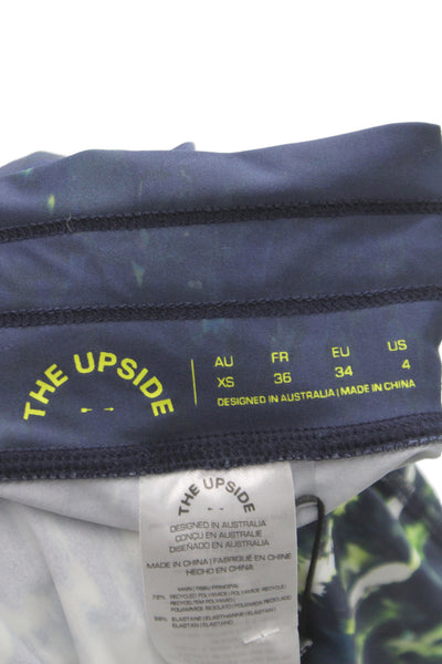 The Upside Women Ankle Leggings Dark Blue Size 4