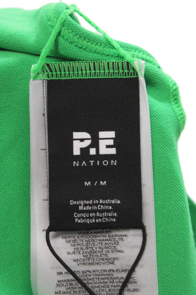 PE Nation Womens Restore Seamless Sports Bra Kelly Green Size Medium