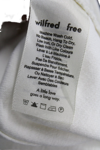 Wilfred Free Womens A-Line Mini Skirt White Size 2
