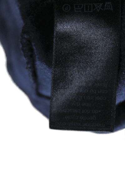 John Varvatos Star USA Men Dark Blue T-Shirt Cotton Blend Long Sleeve Size XL