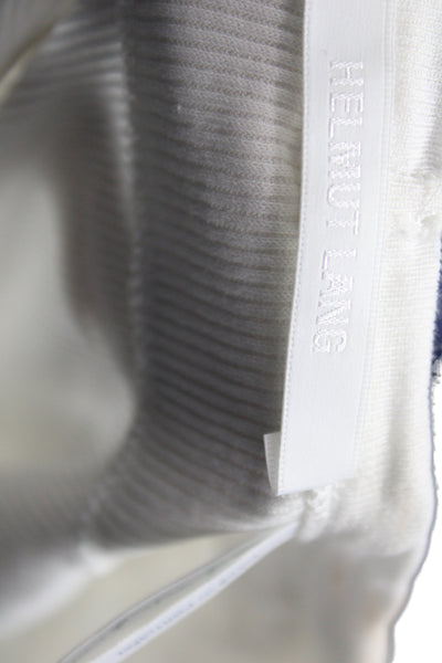 Helmut Lang Womens Basic White Cotton Crew Neck Short Sleeve T-Shirt Size S