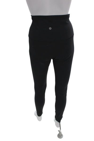 Lululemon Women Ankle Maternity Leggings Black Size M