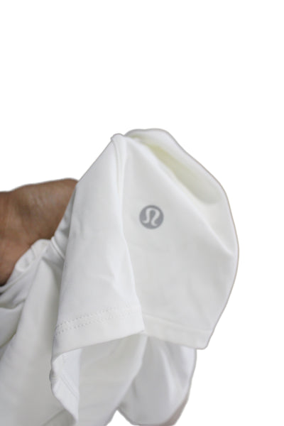 Lululemon Womens Fit & Flare Tank Dress White Polyester Size 6
