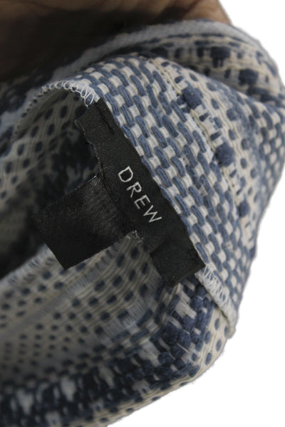 Drew Unisex Bohemian Geometric Blue Shorts Size 4