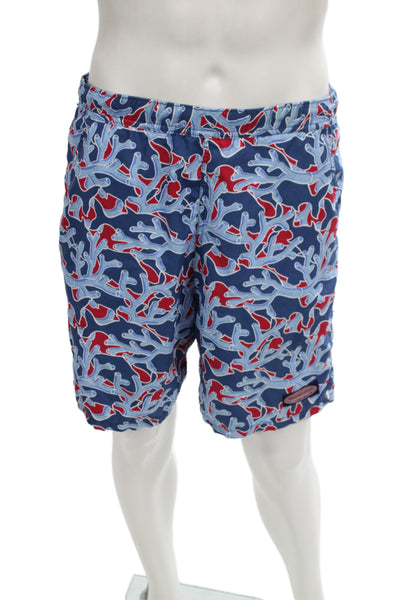 Vineyard Vines Mens Dark Blue Polyester Beach Shorts Size S