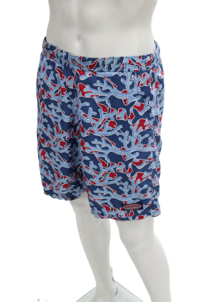 Vineyard Vines Mens Dark Blue Polyester Beach Shorts Size S