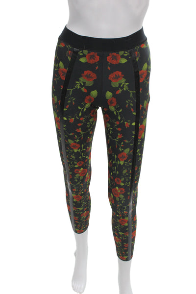 Ultracor Women Ankle Jegging Black Floral Size S