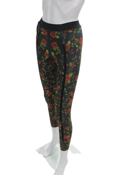 Ultracor Women Ankle Jegging Black Floral Size S