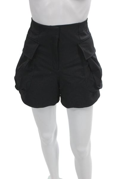 Lululemon Unisex Black Cargo Shorts Recycled Nylon Size 4
