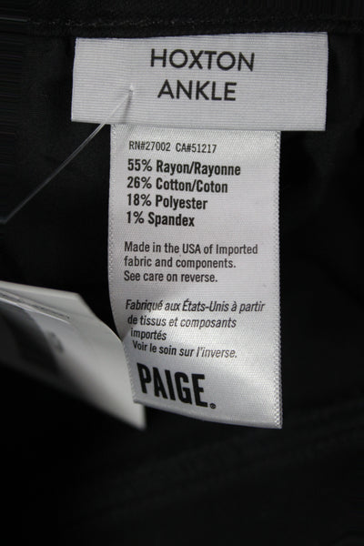 Paige Women Black Ankle Skinny Jeans Size 27
