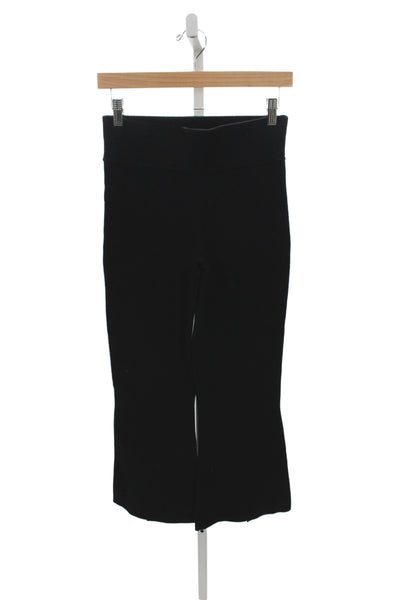 J Crew Womens Cropped Black Pants Size S
