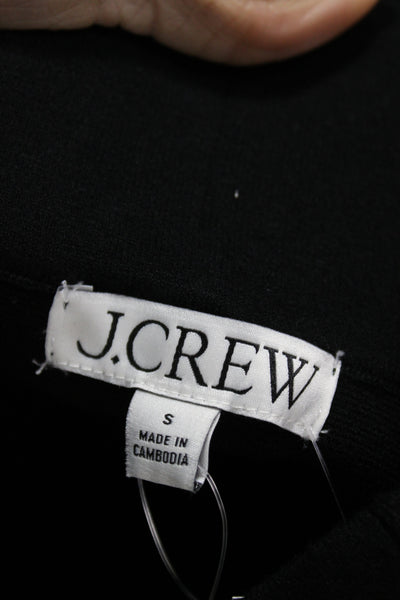J Crew Womens Cropped Black Pants Size S