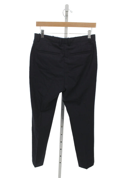 Theory Mens Dress Pants Black Wool Blend Size 29