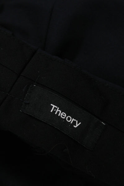 Theory Mens Dress Pants Black Wool Blend Size 29