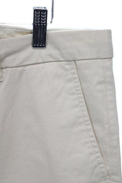 Scotch & Soda Mens Chinos Beige Button 96%Wool 4%Spandex Size 34