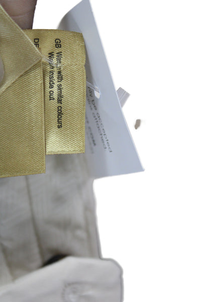 Scotch & Soda Mens Chinos Beige Button 96%Wool 4%Spandex Size 34