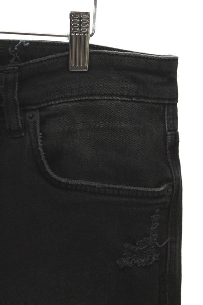 Ksubi Mens Black Skinny Tapered Jeans Size 36