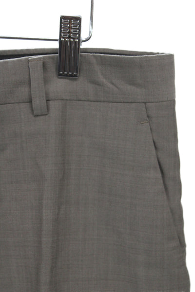 Theory Mens Gray Wool Polyester Dress Pants Size 36