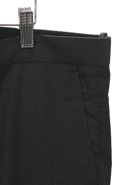 Theory Mens Black Wool Dress Pants Classic Button Size 36