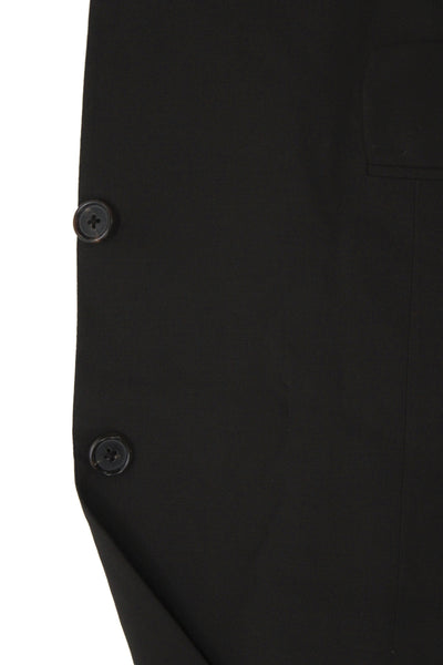 Prada Mens Black  Suit Jacket 96% Virgin Wool Collared Size 52