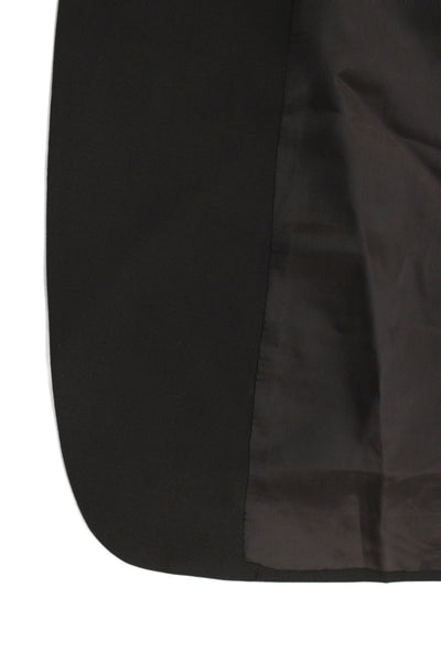 Prada Mens Black  Suit Jacket 96% Virgin Wool Collared Size 52