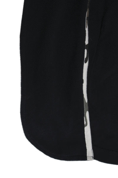 Vkna Grani Mens Designer Cotton Blazer Dark Blue Button Long Sleeve Size L