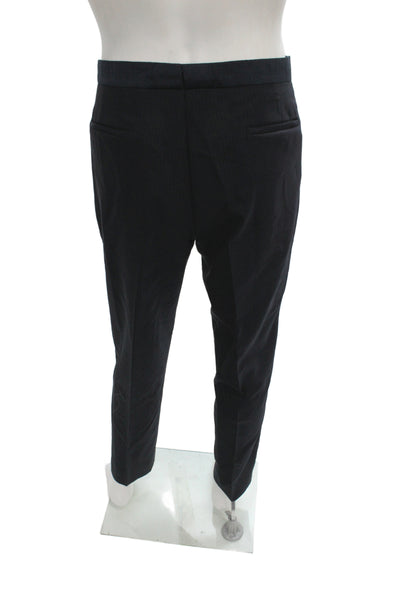 Prada Mens Dress Pants Black Wool Polyester Size 54