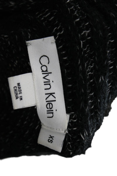 Calvin Klein Unisex Cardigan Black Long Sleeve Size XS