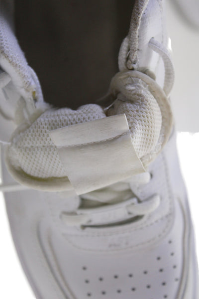 Nike Womens Leather Tied Lace up Air Force 1 Shadow Sneaker White Size 9