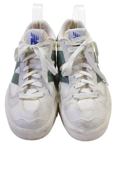 New Balance Women's Rubber Laced front Platform  Sneaker Green Size 7.5