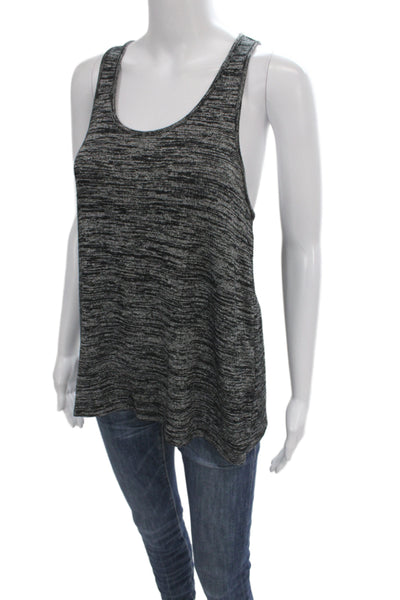 Rag & Bone Jean Women Basic Sleeveless Tank Dark Gray Cotton Size S