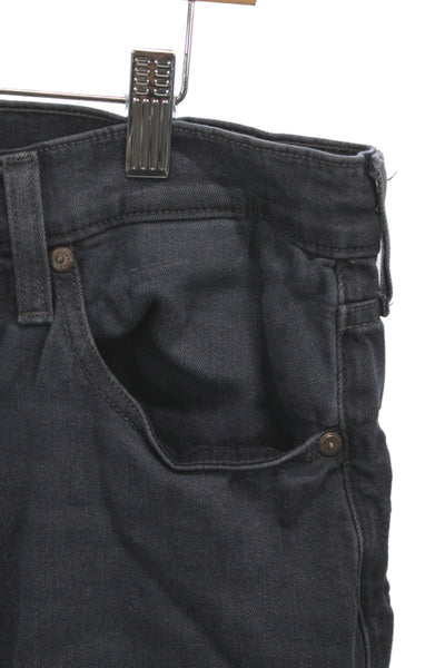 Paige Mens Straight Jeans Dark Blue 30in Inseam Size 33