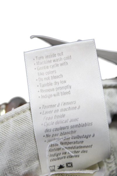 Paige Mens Jogger Pants Beige Drawstring 98% Lyocell Size 33