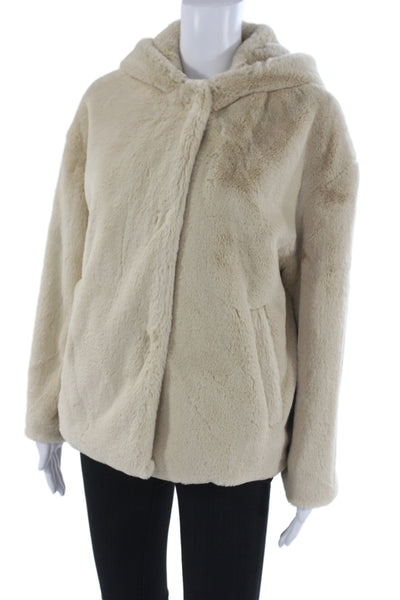 Zara Women Classic Beige Long Sleeve Jacket 100% Polyester Size XS