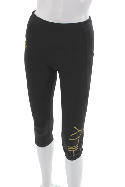 Lululemon Womens Capri Leggings Black Spandex Size 4