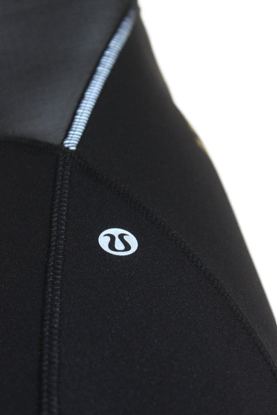 Lululemon Womens Capri Leggings Black Spandex Size 4