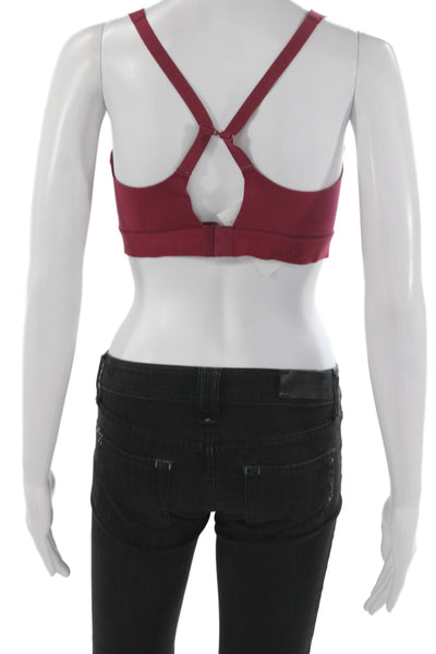 Lululemon Womens Red Scoop Neck Sleeveless Bra Size M
